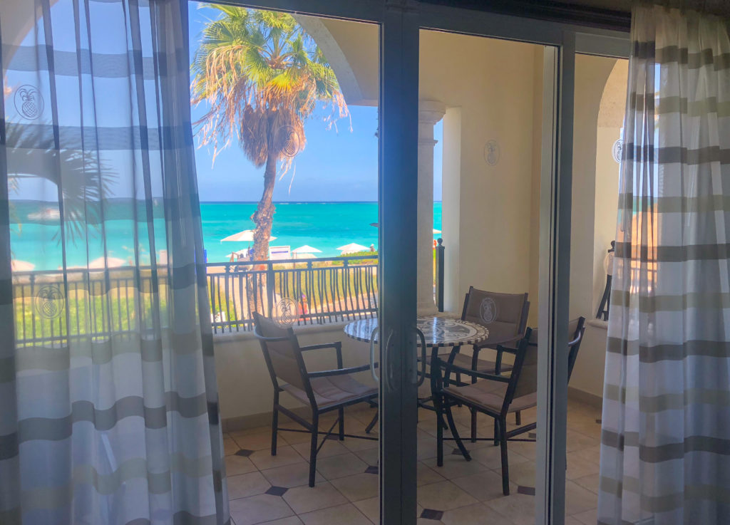 Oceanview window in Italian Village