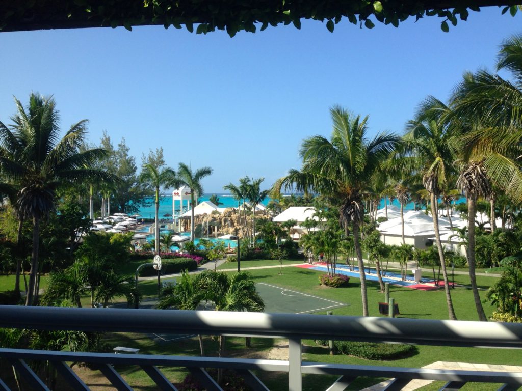 View from third floor, west wing room in Caribbean Village at Beaches Turks and Caicos Resort