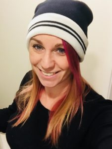 wearing a toque in my house