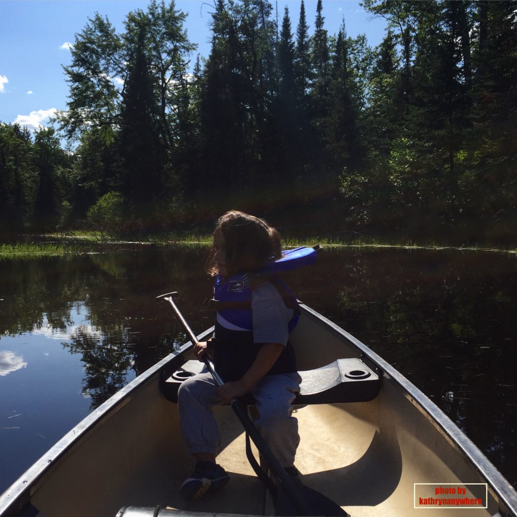 canoeing on Bonnechere River