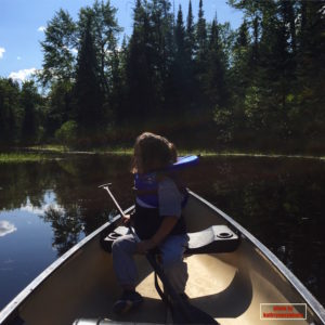 canoeing on Bonnechere River