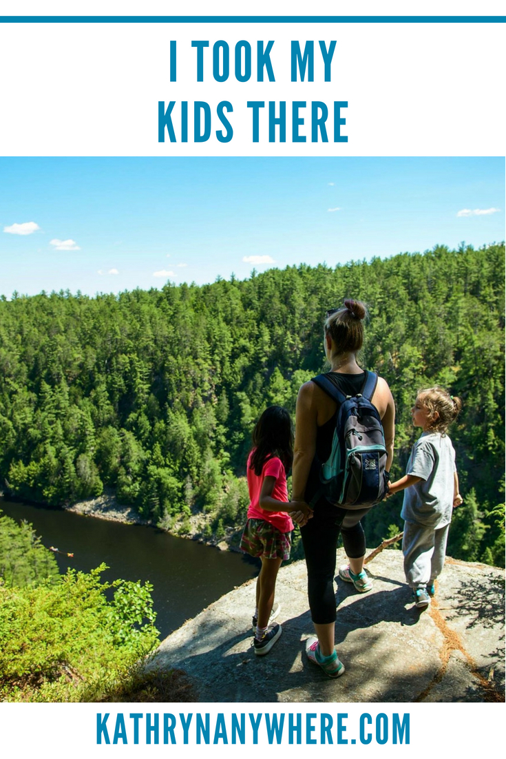 Adventure Parenting in Canada #getoutside #showyourkidstheworld #canadianfamily #outdoorsfamily #hikingkids #ontarioisbeautiful #takeahike #hikelife #keepthemwild