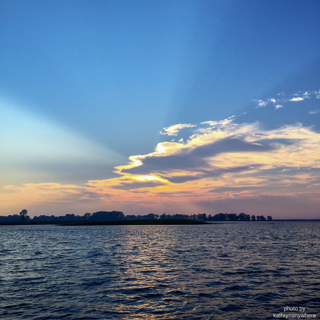 sunset at long point