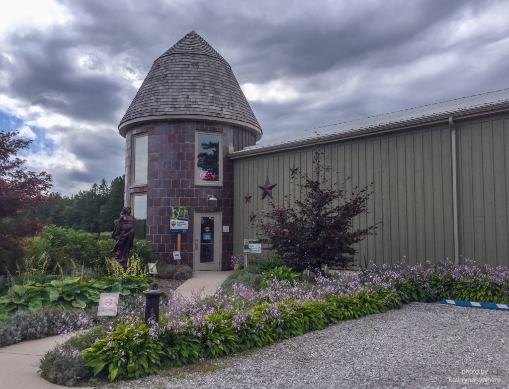 the french chateau exterior of bonnieheath lavender and winery