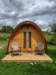 Luxury Family Glamping Ontario, camping pod