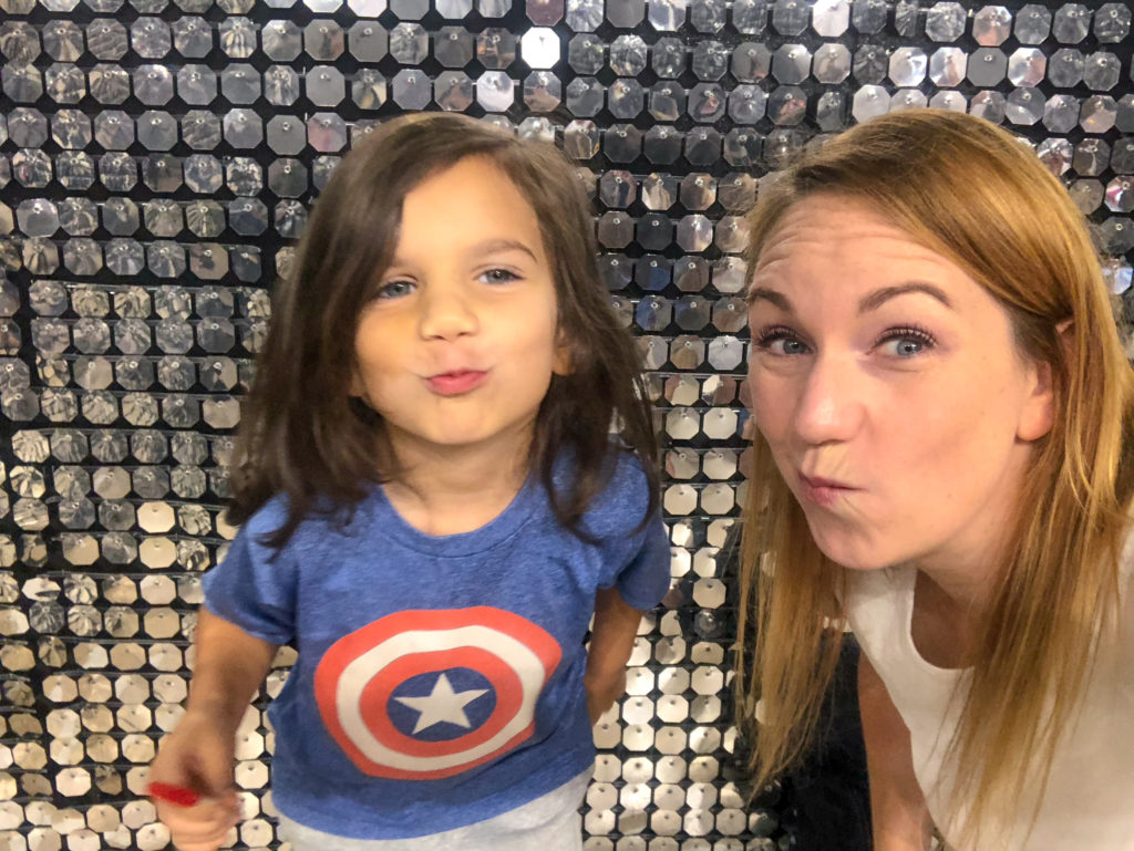This way to Happy? #happyplaceTORONTO #happyplace #wearehappyplace #captureyiourhappy #harbourfrontcentre #champagnepapi #confetti #confettionthefloor #thingstodointoronto #sadtruth #momandson #myboy 