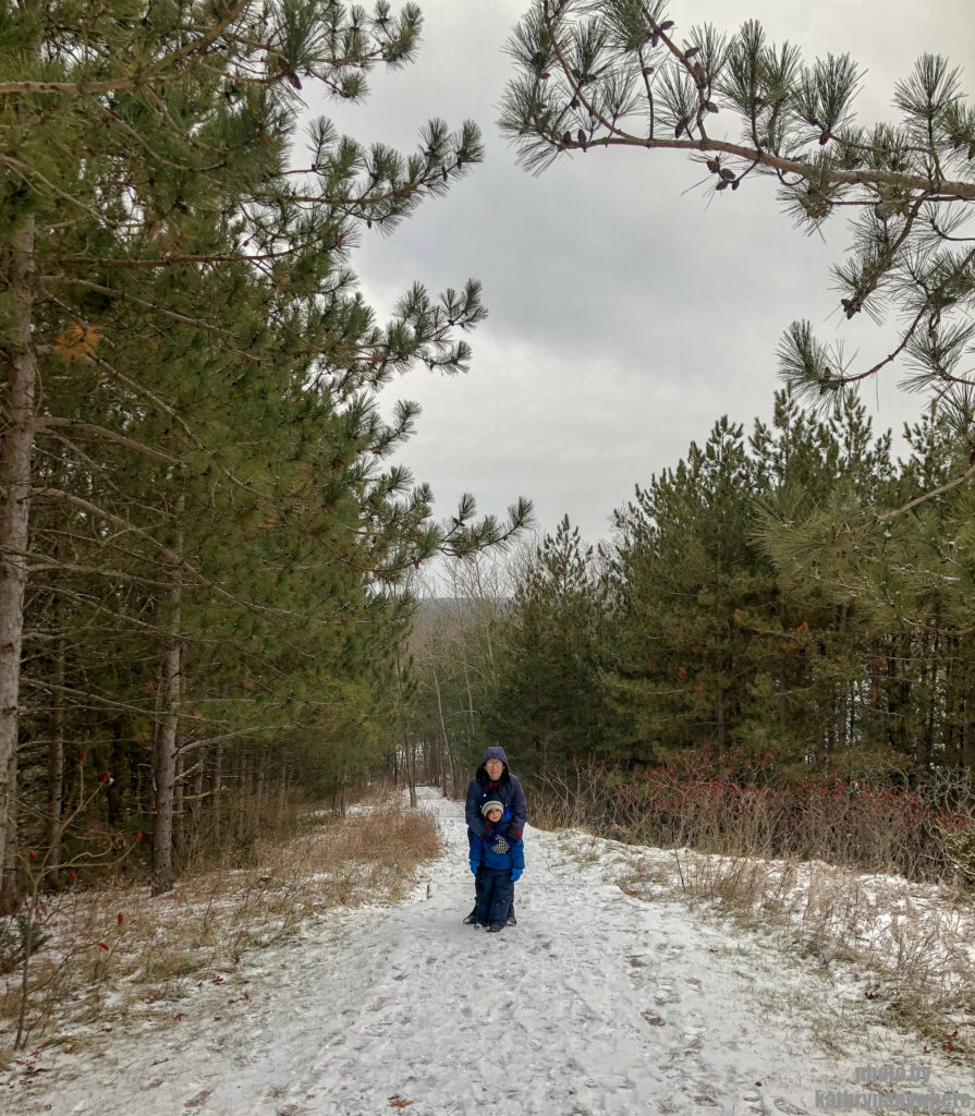 My Mom and son at Sagar Conservation Area Trail hike #sagerconservationarea #womenwhohike #wanderlust #getoutstayout #letsgosomewhere #exploretocreate #kidswhohike #theoutbound #thosewhostray #traveldeeper #observationtower #neverstopexploring #exploreclub #conservationarea #sagerconservation #yourstodiscover #discoverON #kidswhoexplore #seniorswhohike