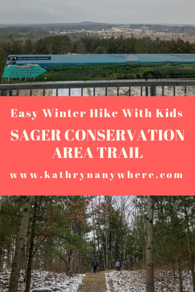 Easy Winter Hike With Kids: Sager Conservation Area Trail hike #sagerconservationarea #womenwhohike #getoutstayout #letsgosomewhere #exploretocreate #kidswhohike #theoutbound #thosewhostray #traveldeeper #neverstopexploring #exploreclub #conservationarea #sagerconservation #yourstodiscover #discoverON #kidswhoexplore #explorecanada #exploreontario @Kathrynanywhere