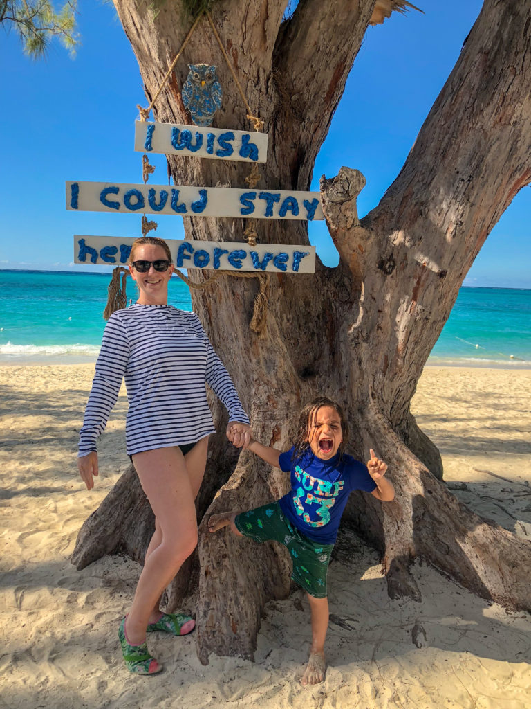Little Man and I wish we Could Stay in Turks and Caicos forever #BeachesMoms #beachesturksandcaicos #livingmybestlife