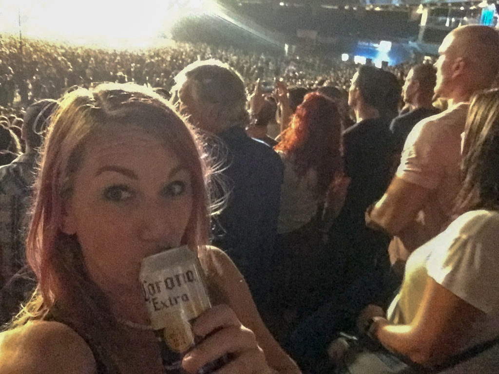 Seeing the Foo Fighters in Toronto #selfie #happygirl #livingmybestlife