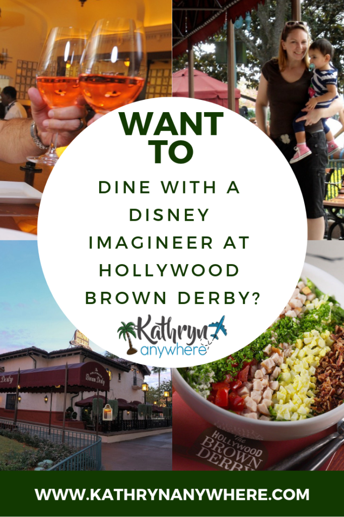 Want To Dine With An Imagineer at Hollywood Brown Derby in Disney's Hollywood Studios in the Walt Disney World Resort? Check out our experience! #dinewithanimagineers #disneyshollywoodstudios #disneyphiles #disneyobsessed #wyattwinter #fantasylandexpansion #holllywoodbrownderby #cobbsalad