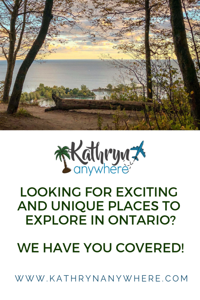 Looking for exciting and unique places to explore in Ontario? I asked a bunch of local travel bloggers and here is where they recommend #greycounty #salmonrun #porthope #portdover #devilspunchbowl #exploreontario #discoverontario #bathtubisland #niagarafalls #jetboat #helicopter #onoir #Kathrynanywhere #torontobloggersco #Torontotravelbloggers