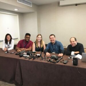 Video production panel at Dad 2.0 on San Diego, California with La Guardia Cross, Jason Kravitz, Meredith Masony