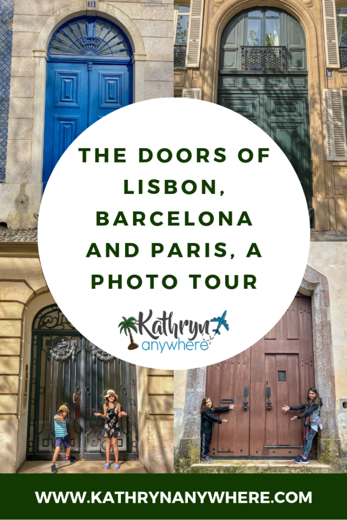 Come along and check out the doors of Lisbon, Barcelona, Marseille and Paris on this photo tour I did with my kids. I was completely in awe of these in Western Europe. so much history!