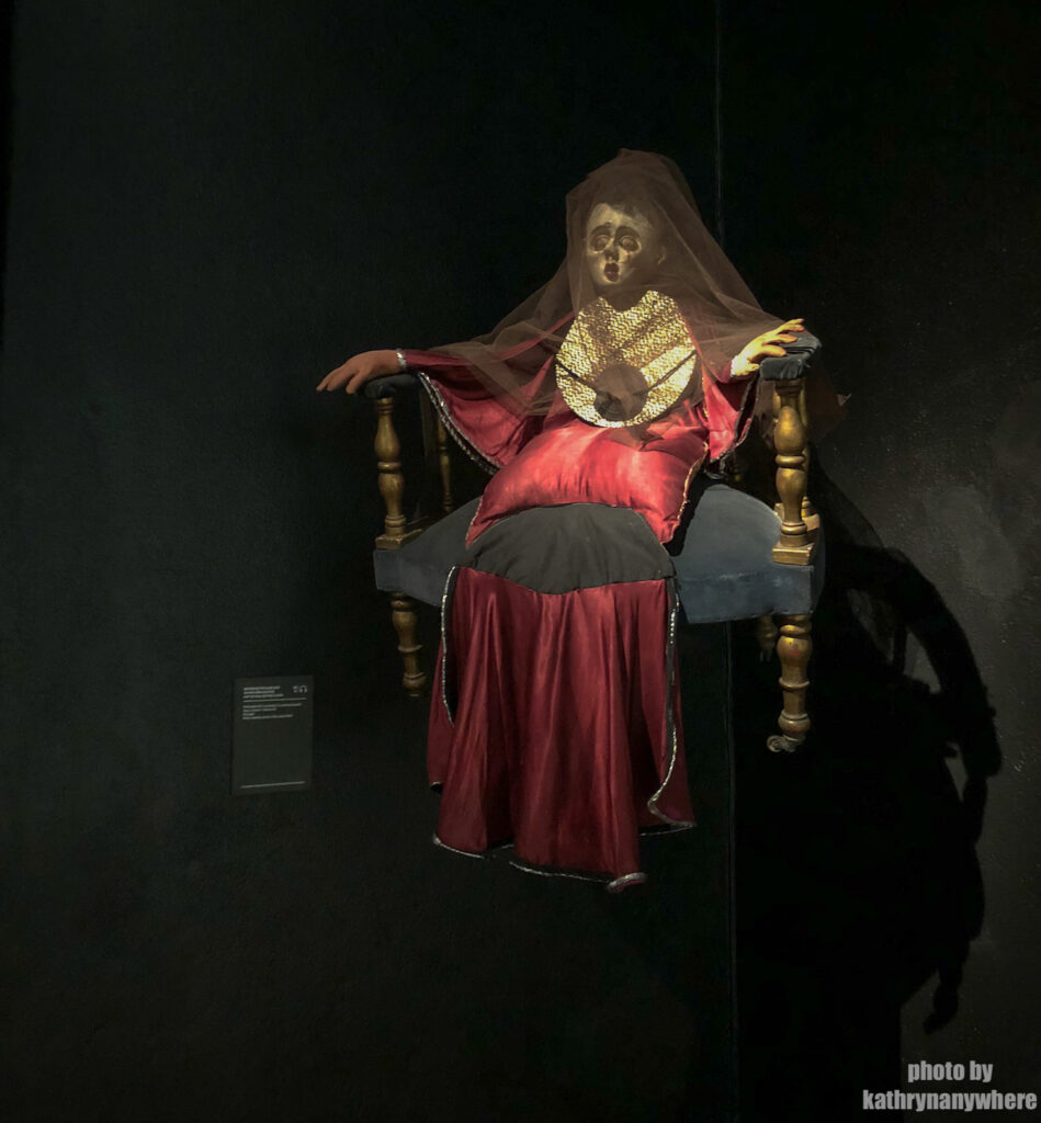 creepy puppet in Museum of the Marionette