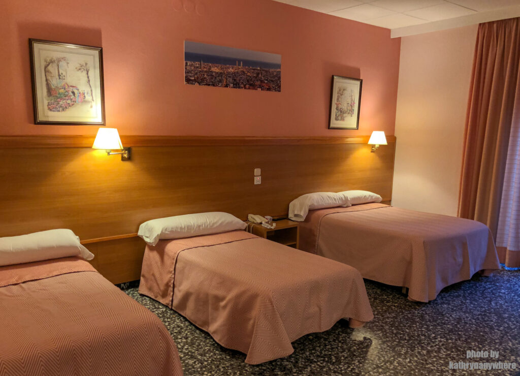 triple room at cuatro nanciones, barcelona, spain