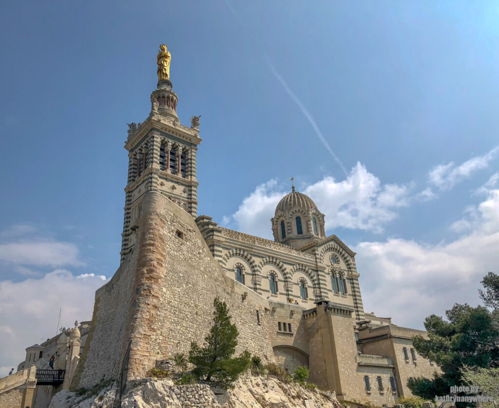 The magnificent Notre Dame de la Gard in Marseille, France