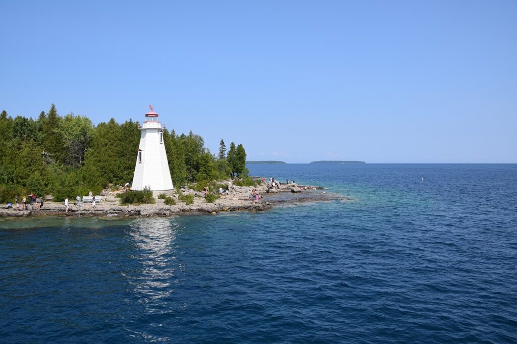 Tobermory, Ontario Lighthouse at Big Tub Harbour