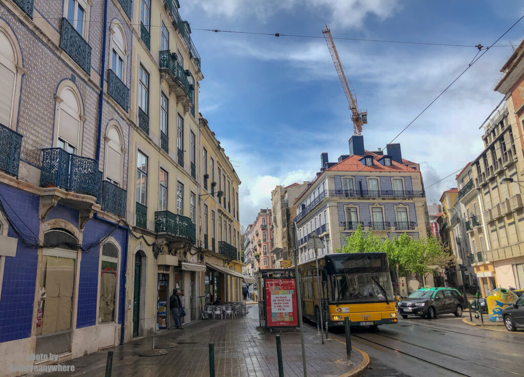 the streets of Lisbon