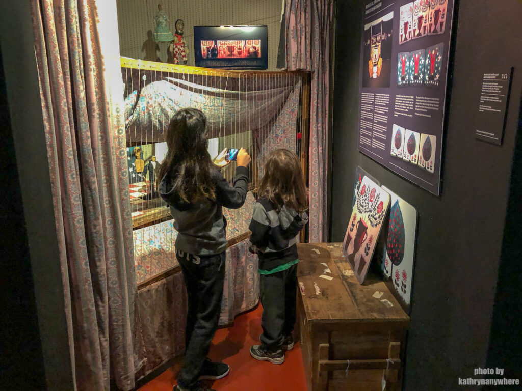 a display in Museum of the Marionette, The Puppet Museum, Museu da Marioneta, Lisbon Portugal, Lisboa