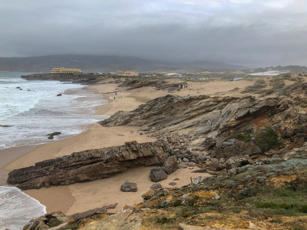 Just outside of the town of Cascais on the Atlantic Ocean.