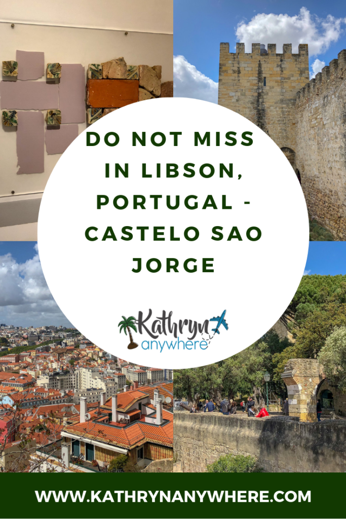 Do not miss seeing Lisbon Castle, Castelo Sao Jorge - The castle in the capital on the hill in Portugal #travelportugal #portugaltravel #lisbonportugaltravel #lisbondaytrips #lisboncastle #lisbonthingstodoin #lisbonthingstosee #thingstodoinlisbonportugal #familytravel #bestcastlesineurope #bestcastlesinportugal #thingstodoinportugal #travellisbon #lisbontravel #lisbonwithkids #castelosaojorge