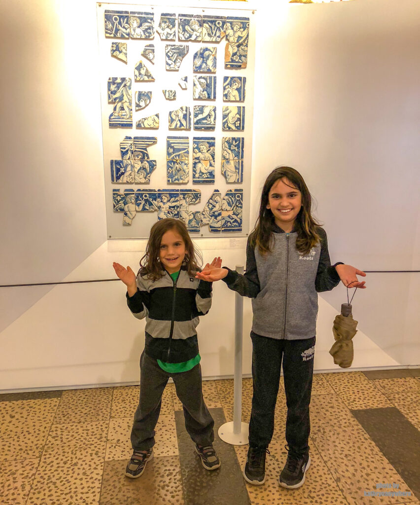 Kids who do not care about the relics inside the castle