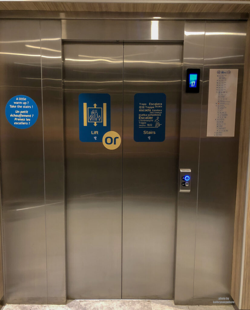 elevator in club med in france