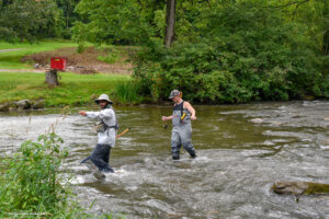 Spruce Creek, PA Fly Fishing. Photo by Ed Stoddard / Visit Penn State / State College / Communications Director Central PA Convention & Visitors Bureau www.visitpennstate.org