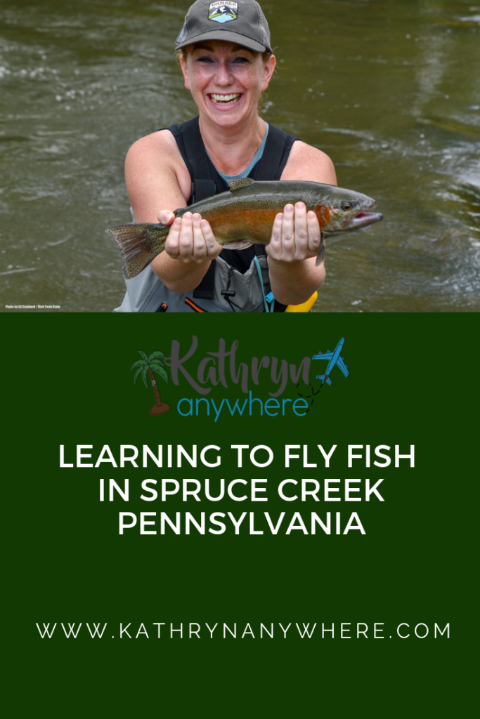 LEARNING HOW TO FLY FISH IN SPRUCE CREEK, PENNSYLVANIA. #RaystownLakeRegion #HomeWaters #flyfishinggirls #flyfishingwomen #womenanglers #rivertrout #catchandrelease #rainbowtroutfishing #rainbowtroutflyfishing #sprucecreekSome photos by Ed Stoddard / Visit Penn State / State College / Communications Director Central PA Convention & Visitors Bureau www.visitpennstate.org
