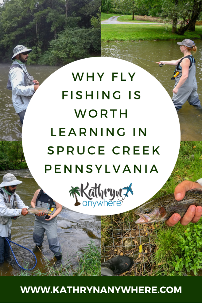 WHY FLY FISHING IN SPRUCE CREEK, PENNSYLVANIA IS WORTH LEARNING #RaystownLakeRegion #HomeWaters #flyfishinggirls #flyfishingwomen #womenanglers #rivertrout #catchandrelease #rainbowtroutfishing #rainbowtroutflyfishing #sprucecreek Some photos by Ed Stoddard / Visit Penn State / State College / Communications Director Central PA Convention & Visitors Bureau www.visitpennstate.org