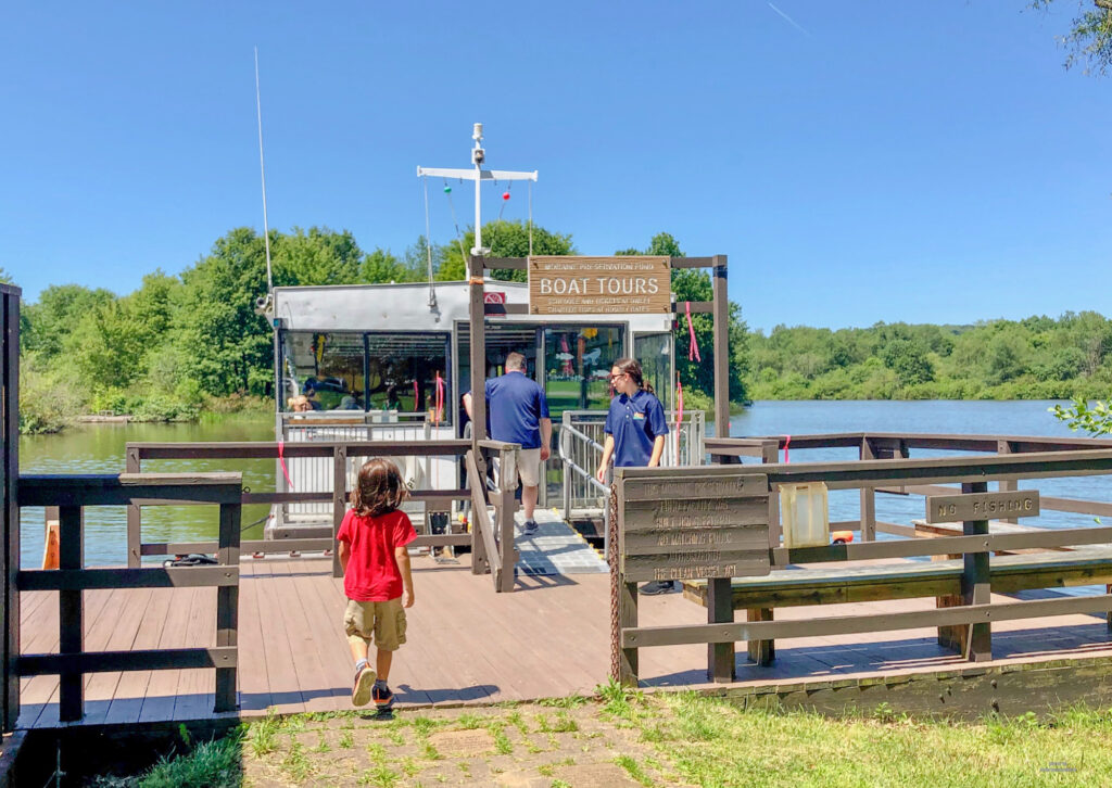 Best way to see Lake Arthur at Moraine State Park? Take the Nautical Nature pontoon boat cruise. Sit back, relax and see this man made lake from a different angle #butlercountypa #hosted #mediatrip #boatrides #morainestatepark