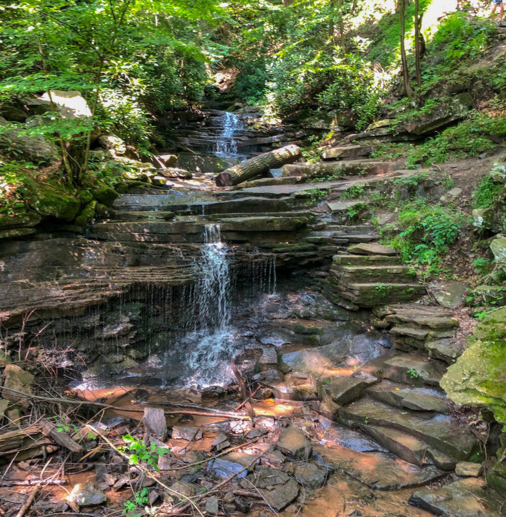 Quaint little waterfall in Trough Creek State Park, PA
