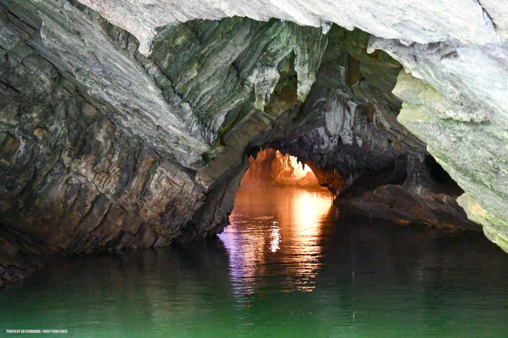 An amazing picture inside Penn's Cave, State College, PA Photo by Ed Stoddard / Visit Penn State / State College / Communications Director Central PA Convention & Visitors Bureau www.visitpennstate.org