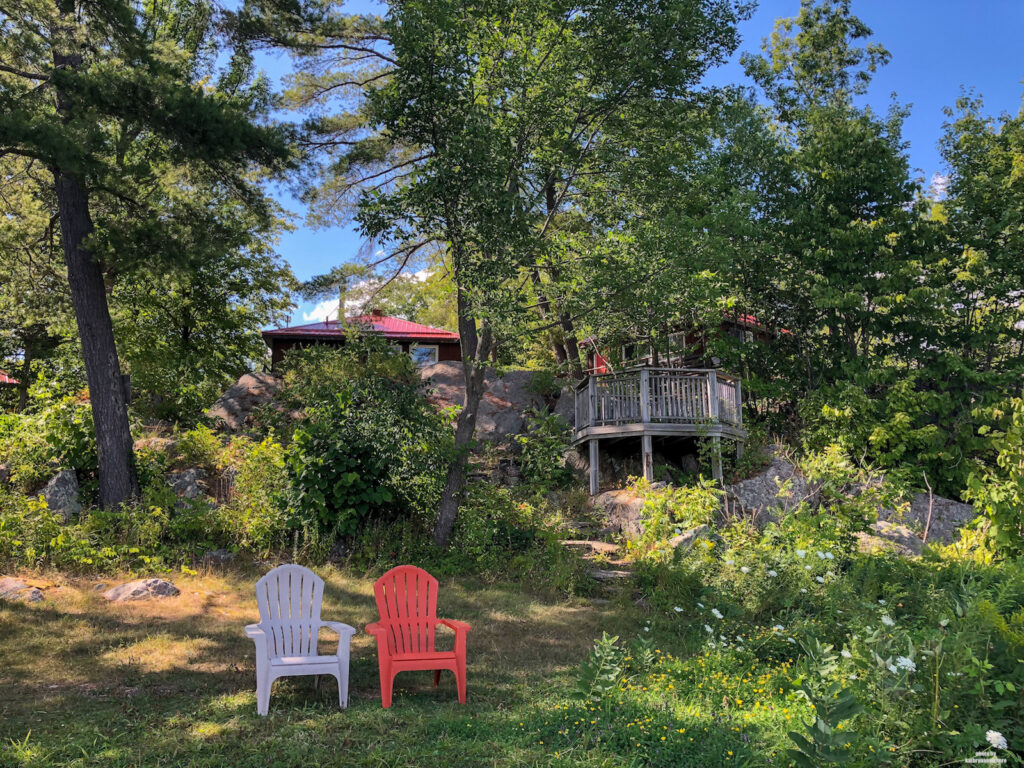a two bedroom cottage from the waterline at viamede resort