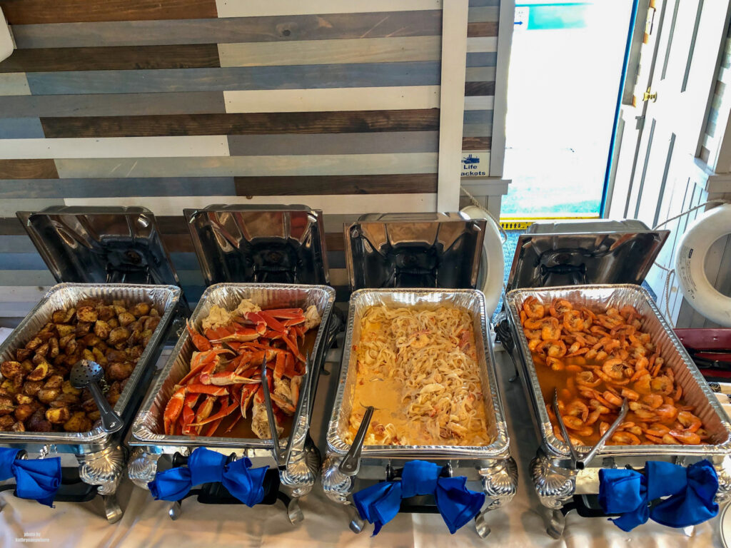 Seafood feast on the ProudMary Showboat at Lake Raystown Resort