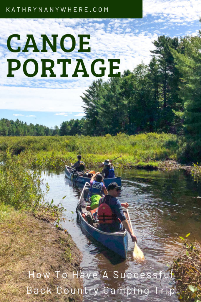 Canoe portage with friends, how to have a good trip when you all come back alive #canada #paddling #canoeing #ontario #canoeportage #canoeing #camping #ontarioparks #backcountrycamping #outdoors #kawarthahighlands
