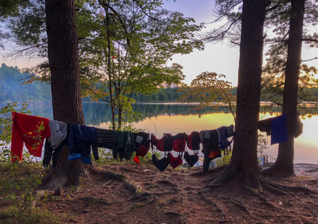 magic hour on North Rathbun Lake from our camp site in Kawartha Highland Provincial Park