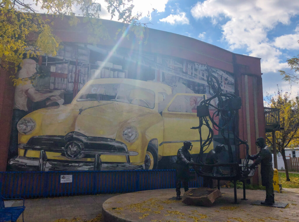 The first street art I noticed in Windsor, Ontario. Across the street from Grand Cantina in Ford City, Windsor