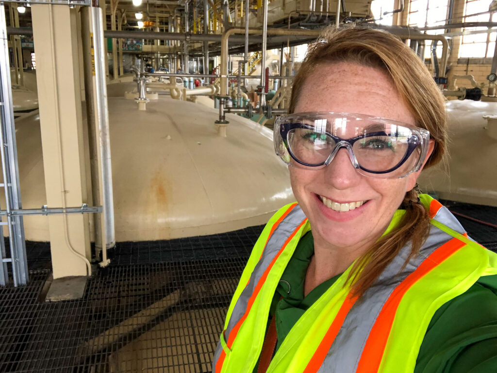 Me on the J.P. Wiser's Distillery Tour in Windsor, Ontario