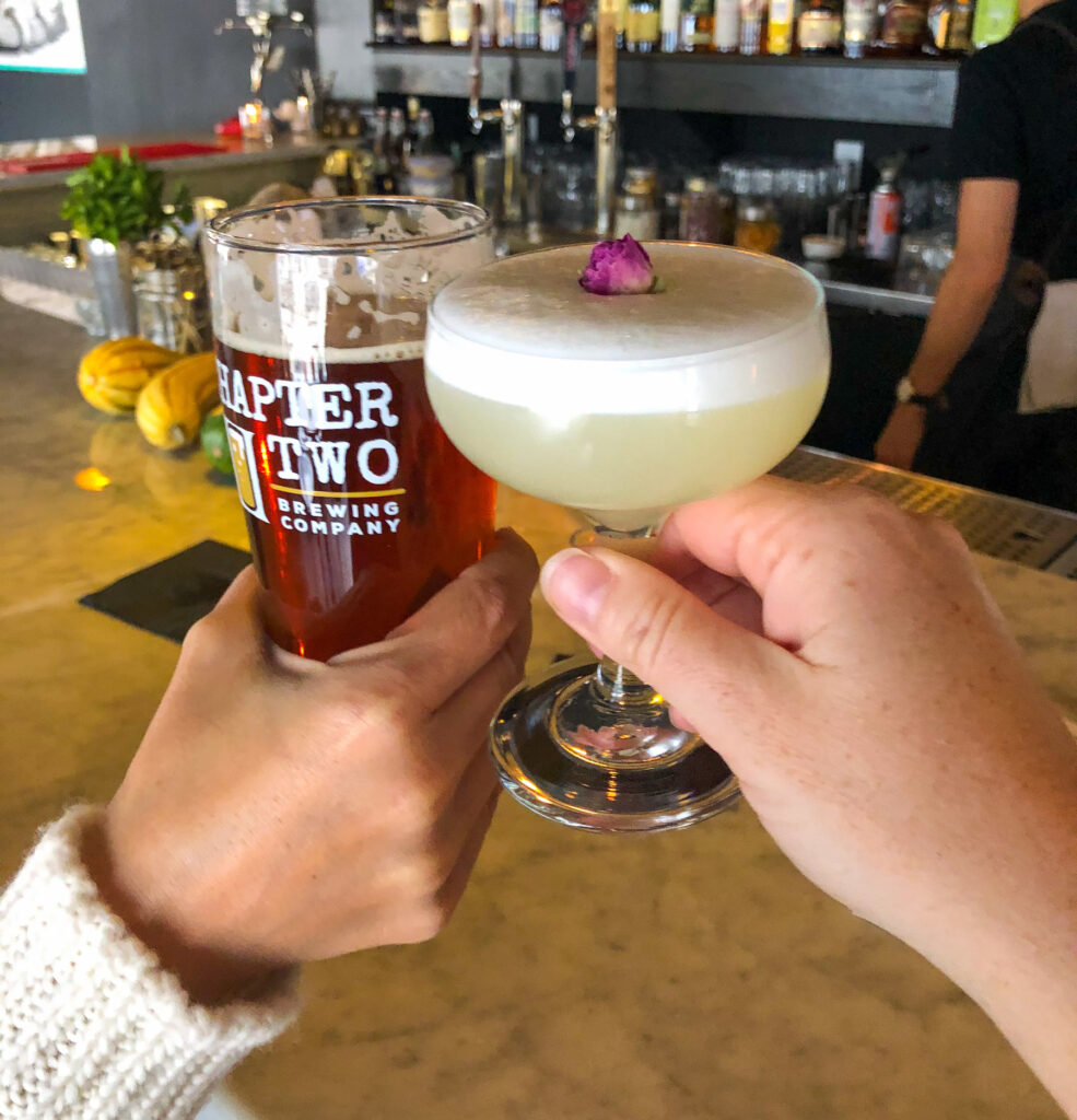 Maiden Lane specialty cocktail "the Rose" for Windsor Film Festival 2019