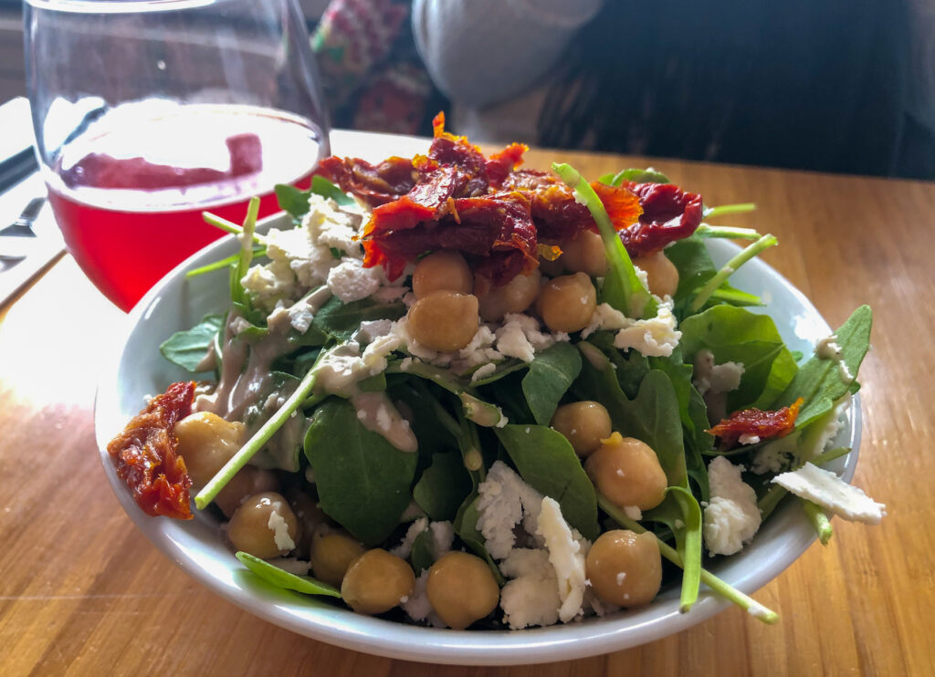 The salad Kasia had at Break Meats Bread.