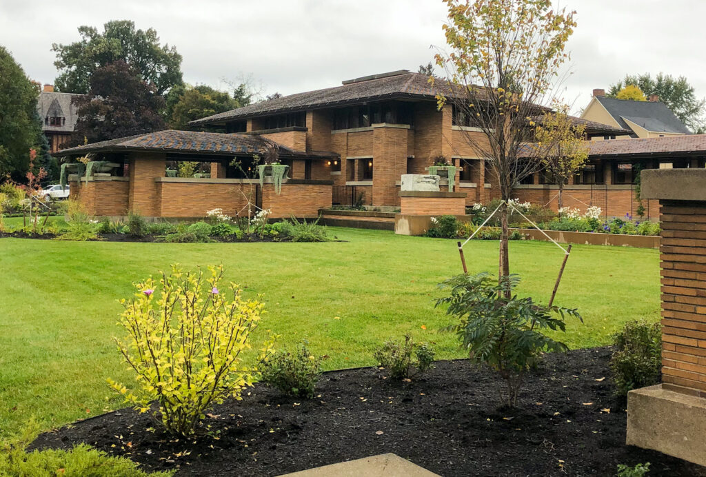 The Martin House - Frank Lloyd Wright (1867-1959) designed a unique residential estate for wealthy Buffalo businessman Darwin D. Martin and his family between 1903-1905, Buffalo, NY