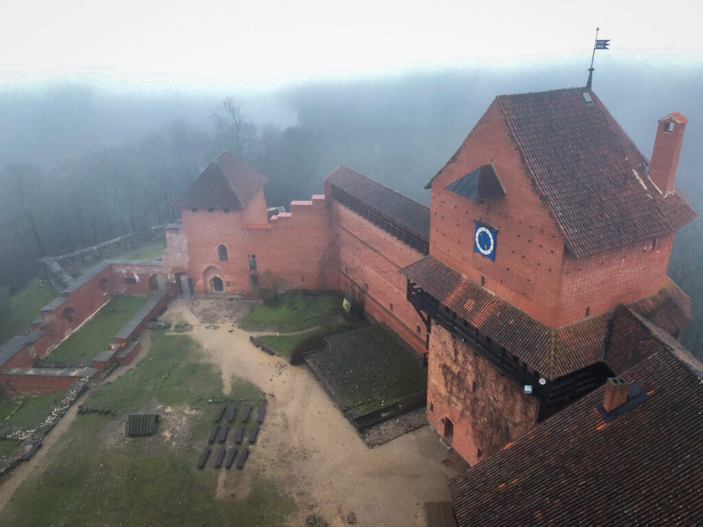 The Turaida Museum from the Tower, just outside of Sigulda, Latvia.