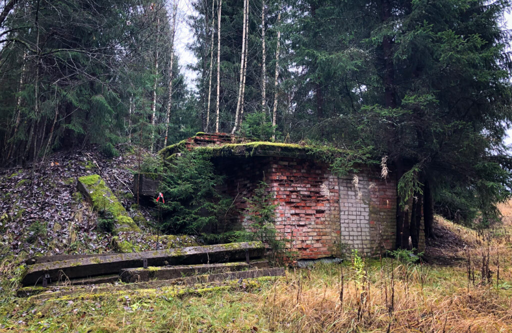 soviet bunker on the Cecīļi Nature Trail, Riga Latvia