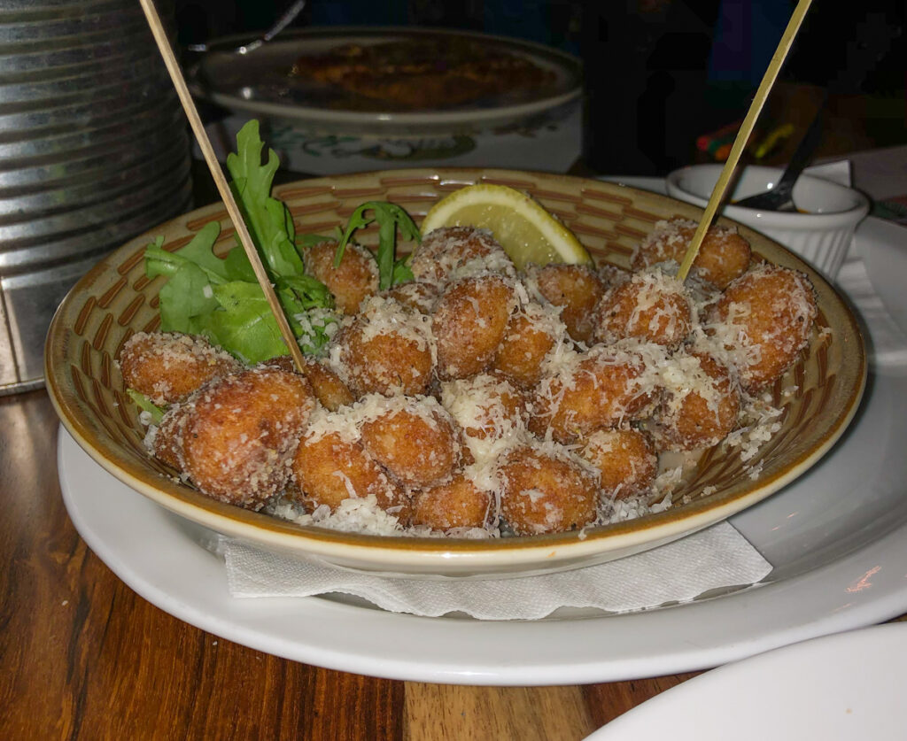 Respect Is Burning arancini balls