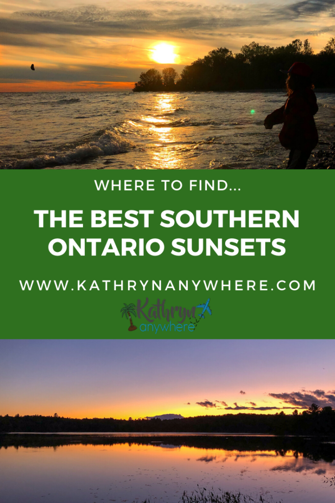 Want to know where to go to find the best sunsets in southern Ontario? I'll tell you where here! From Windsor to Presqui'ile Provincial Park and places in between