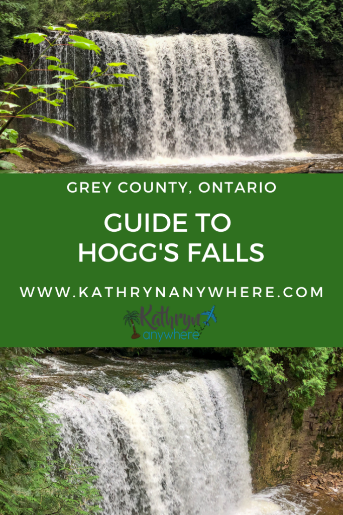 Guide to Hogg's Falls, hiking and viewing the waterfalls in Beaver Valley in Grey County, Ontario