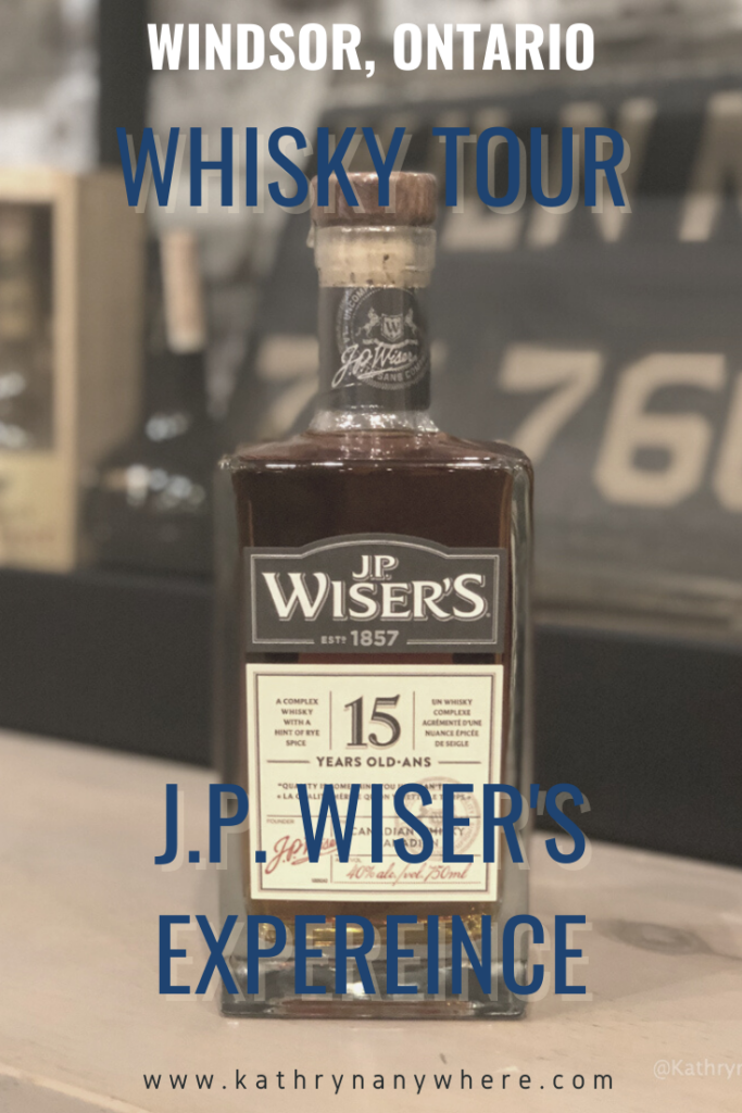 One of the best things to do in Windsor Is The J.P. Wiser's Experience, also known as the Hiram Walker Whisky Tour. Not only do you get to tour through the cooking, fermentation, and distillation areas, the tour concludes with a whisky sampling session. Read on to learn about the history of whisky in Canada and what we sampled at the end of the tour.