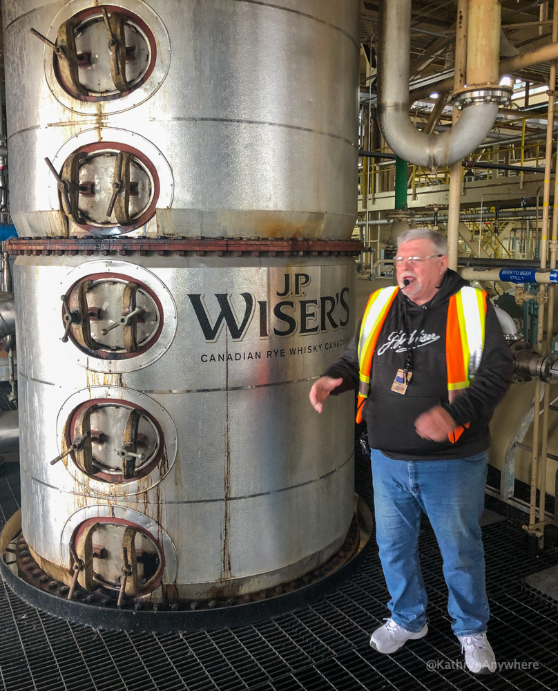 J.P. Wiser's Hiram Walker Whisky tour - Canadian Rye Whisky tour guide